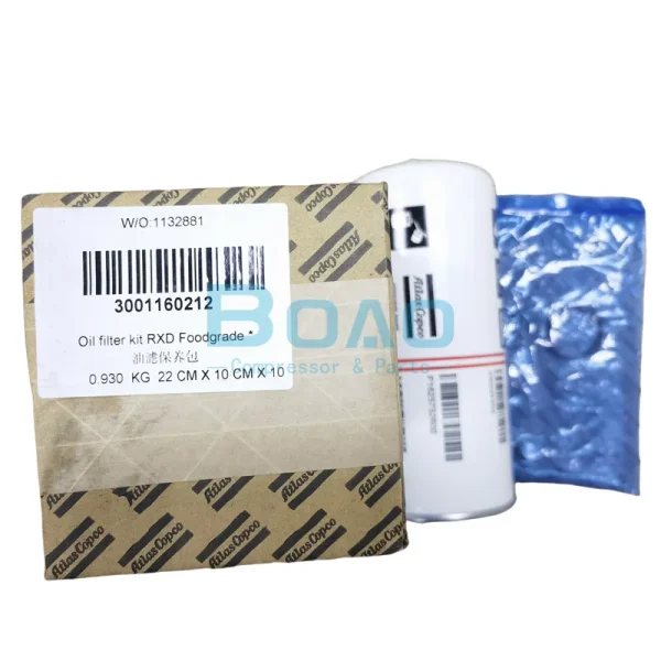 3001160212 ATLAS COPCO AIR COMPRESSOR OIL FILTER KIT (5) 3001160212 ATLAS COPCO AIR COMPRESSOR OIL FILTER KIT (5)