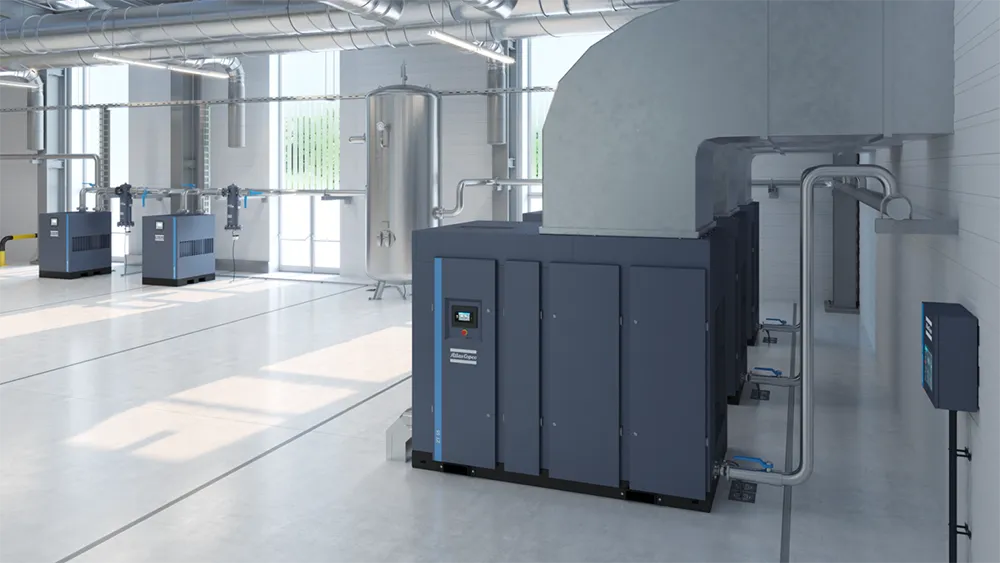 Compresor de aire exento de aceite Atlas Copco ZR 55-90 (VSD) (FF)