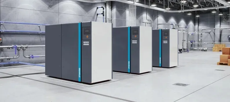 Atlas Copco ZT/ZR 15-55 (VSD) Oil-free Rotary Tooth Compressors